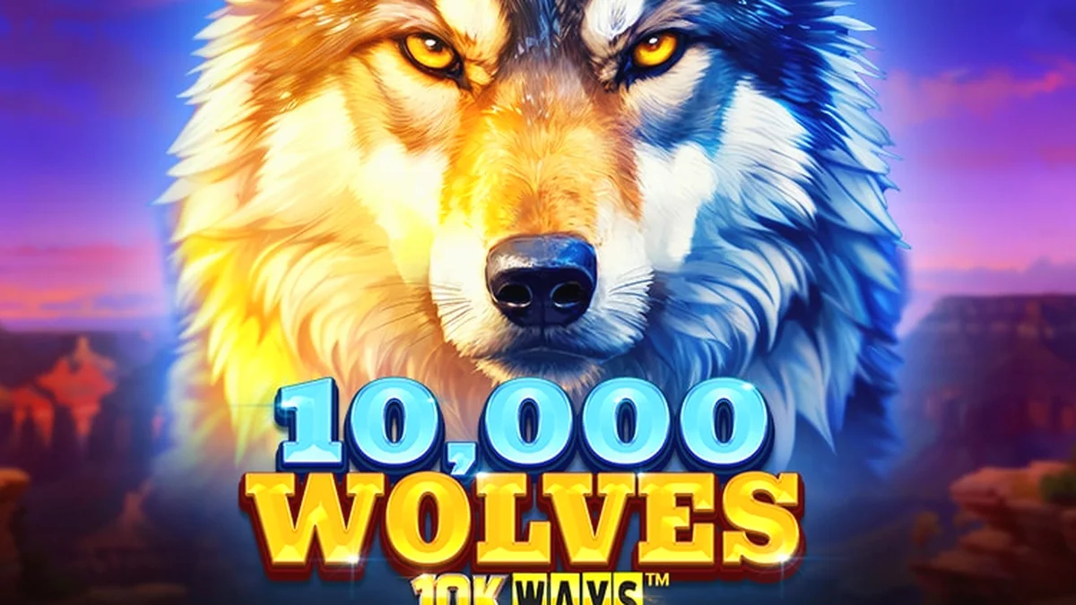 Ang visual na disenyo ng 10,000 Wolves 10K Ways slot